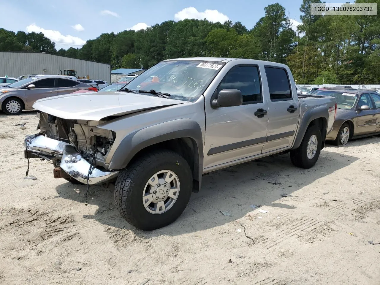 1GCDT13E078203732 2007 Chevrolet Colorado