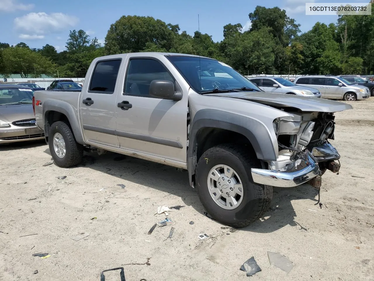 2007 Chevrolet Colorado VIN: 1GCDT13E078203732 Lot: 68371524