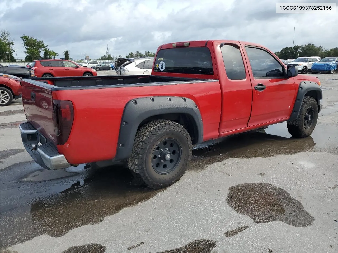 2007 Chevrolet Colorado VIN: 1GCCS199378252156 Lot: 72703604