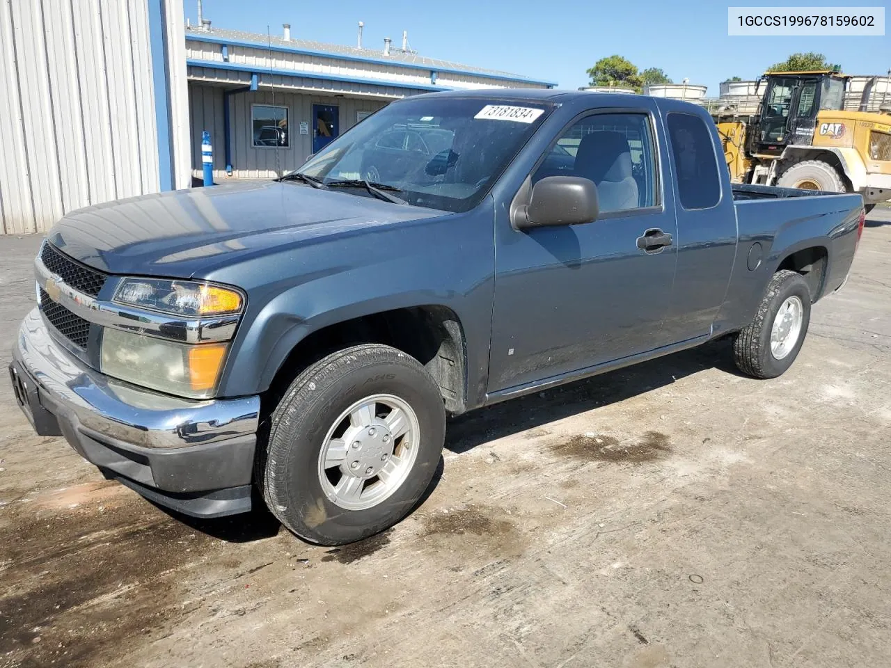 2007 Chevrolet Colorado VIN: 1GCCS199678159602 Lot: 73181834