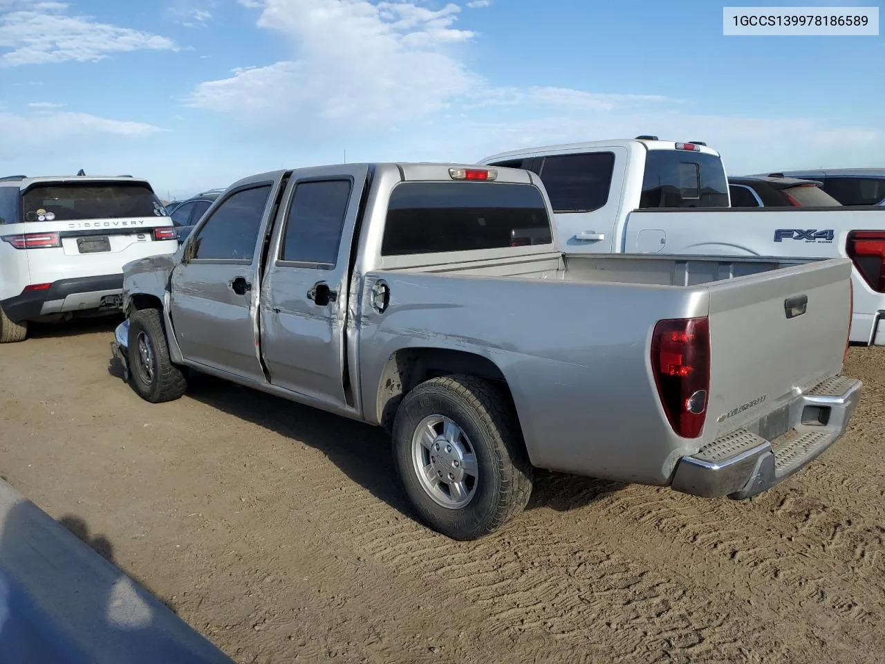 2007 Chevrolet Colorado VIN: 1GCCS139978186589 Lot: 73348924