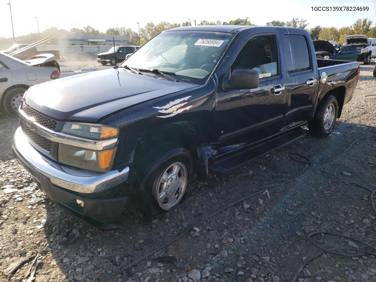 2007 Chevrolet Colorado VIN: 1GCCS139X78224699 Lot: 75256954