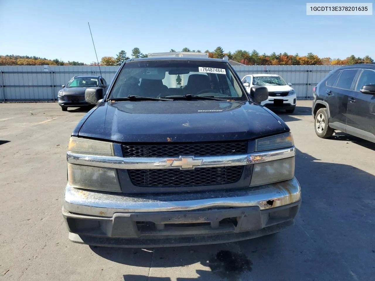 2007 Chevrolet Colorado VIN: 1GCDT13E378201635 Lot: 76487484