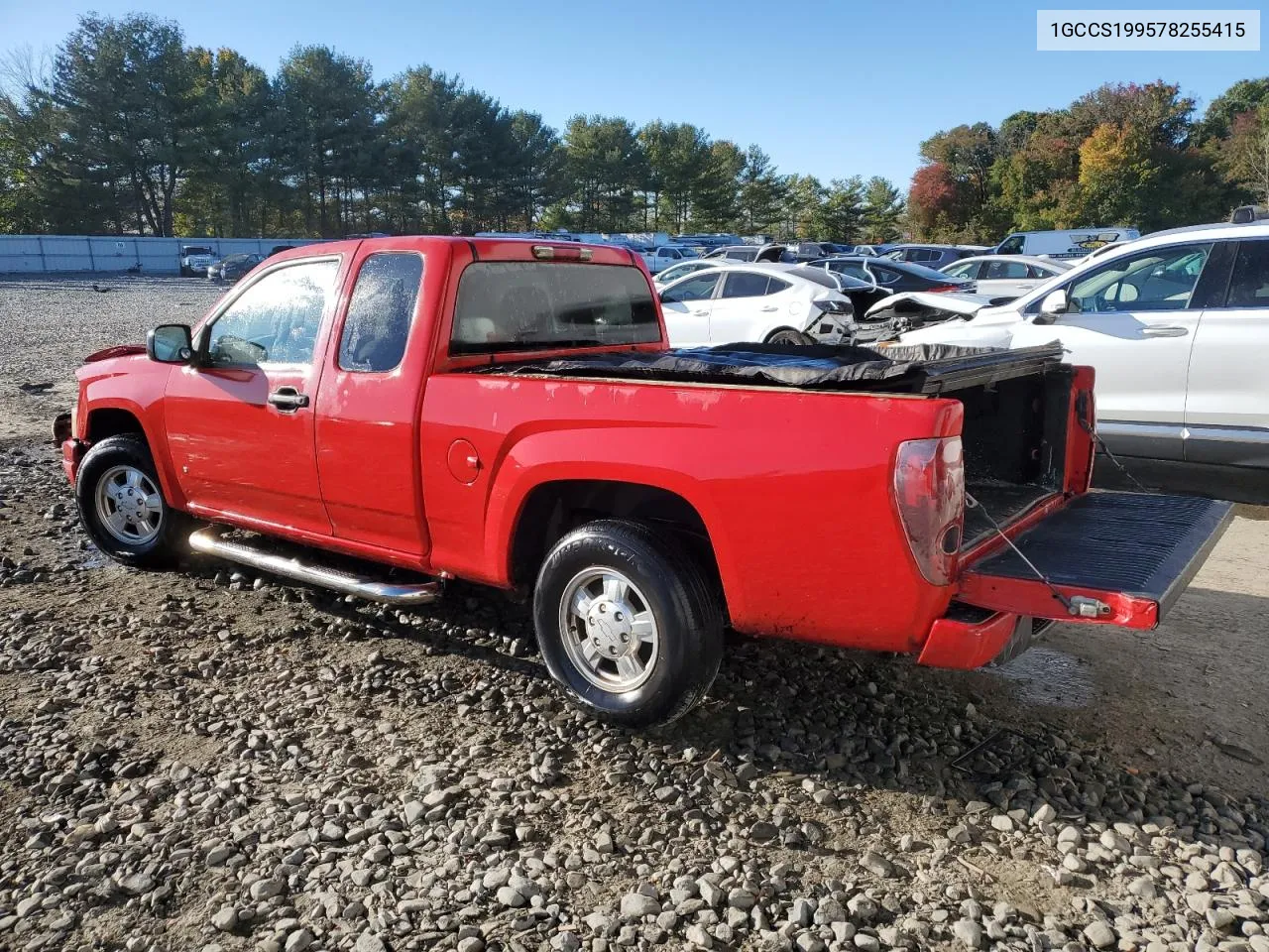 2007 Chevrolet Colorado VIN: 1GCCS199578255415 Lot: 76493384