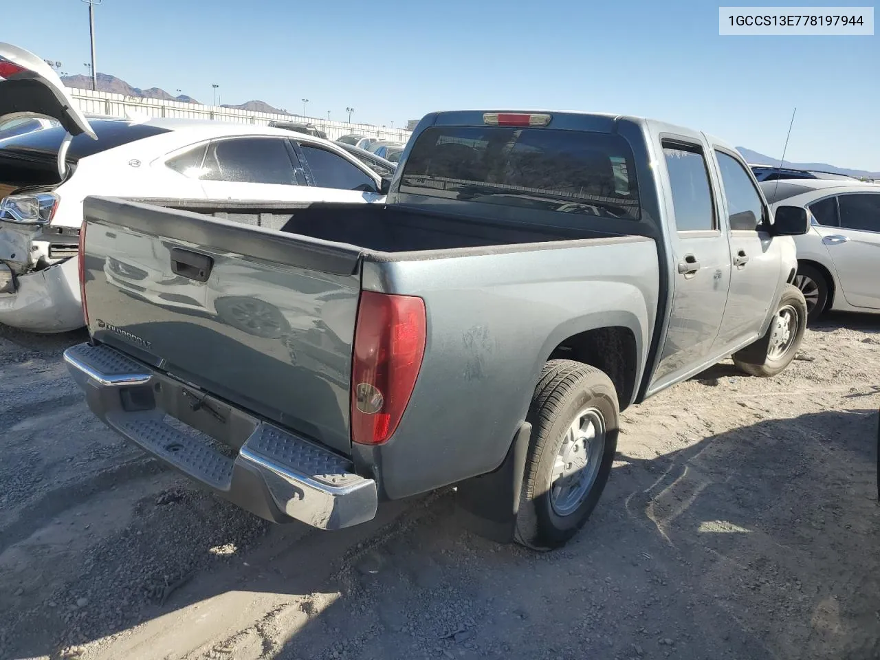 2007 Chevrolet Colorado VIN: 1GCCS13E778197944 Lot: 78760184