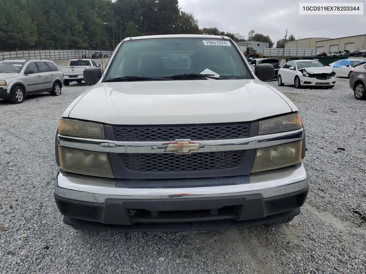 2007 Chevrolet Colorado VIN: 1GCDS19EX78203344 Lot: 79651574