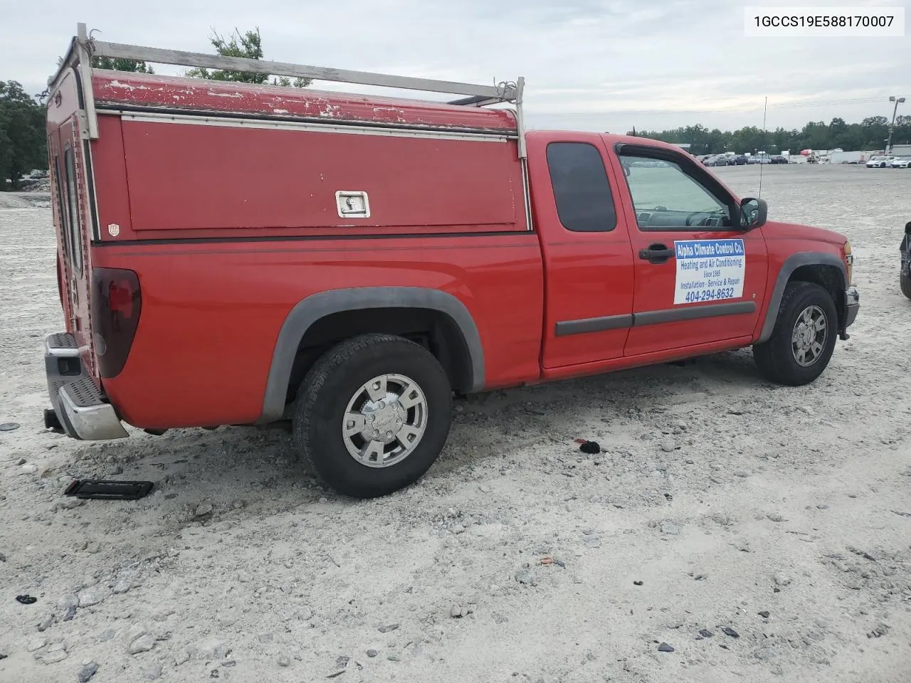 1GCCS19E588170007 2008 Chevrolet Colorado