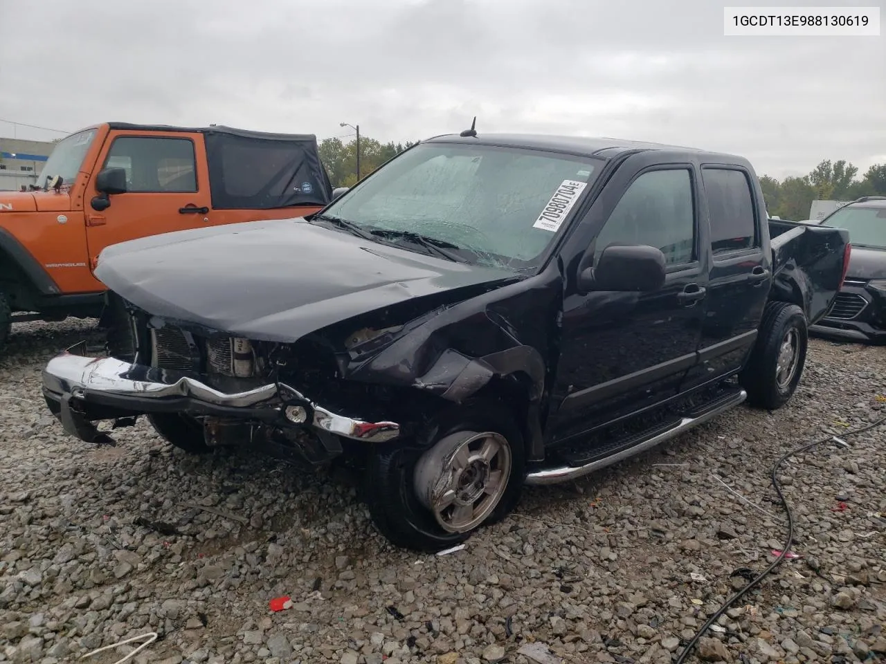 2008 Chevrolet Colorado VIN: 1GCDT13E988130619 Lot: 70980704