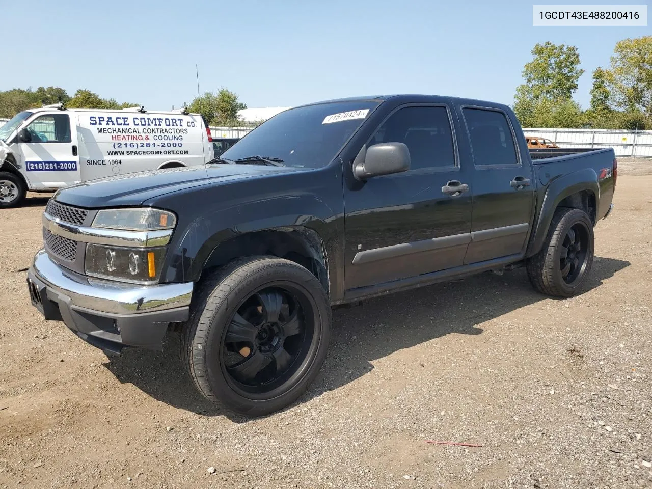 1GCDT43E488200416 2008 Chevrolet Colorado Lt