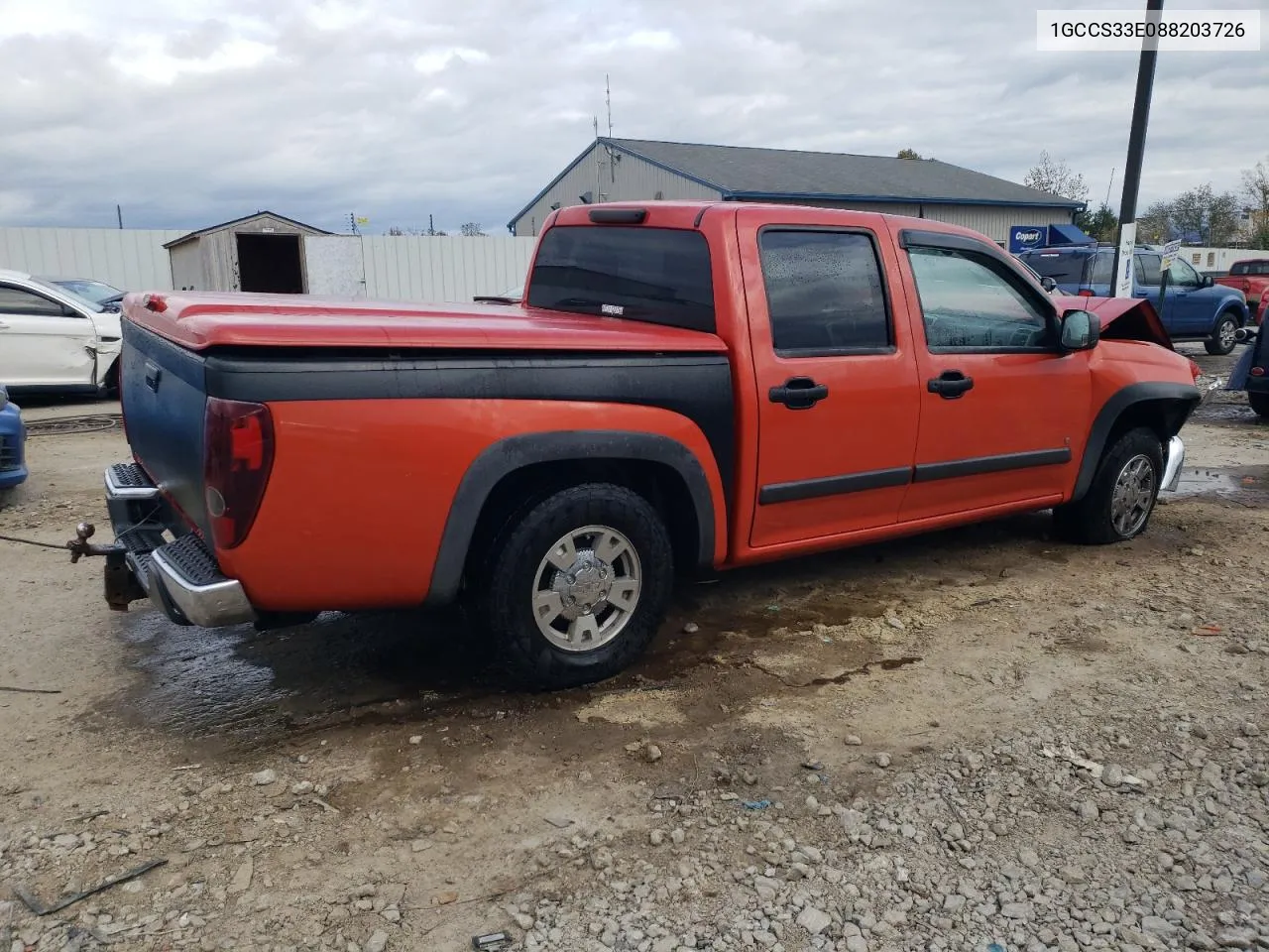 2008 Chevrolet Colorado Lt VIN: 1GCCS33E088203726 Lot: 75728604