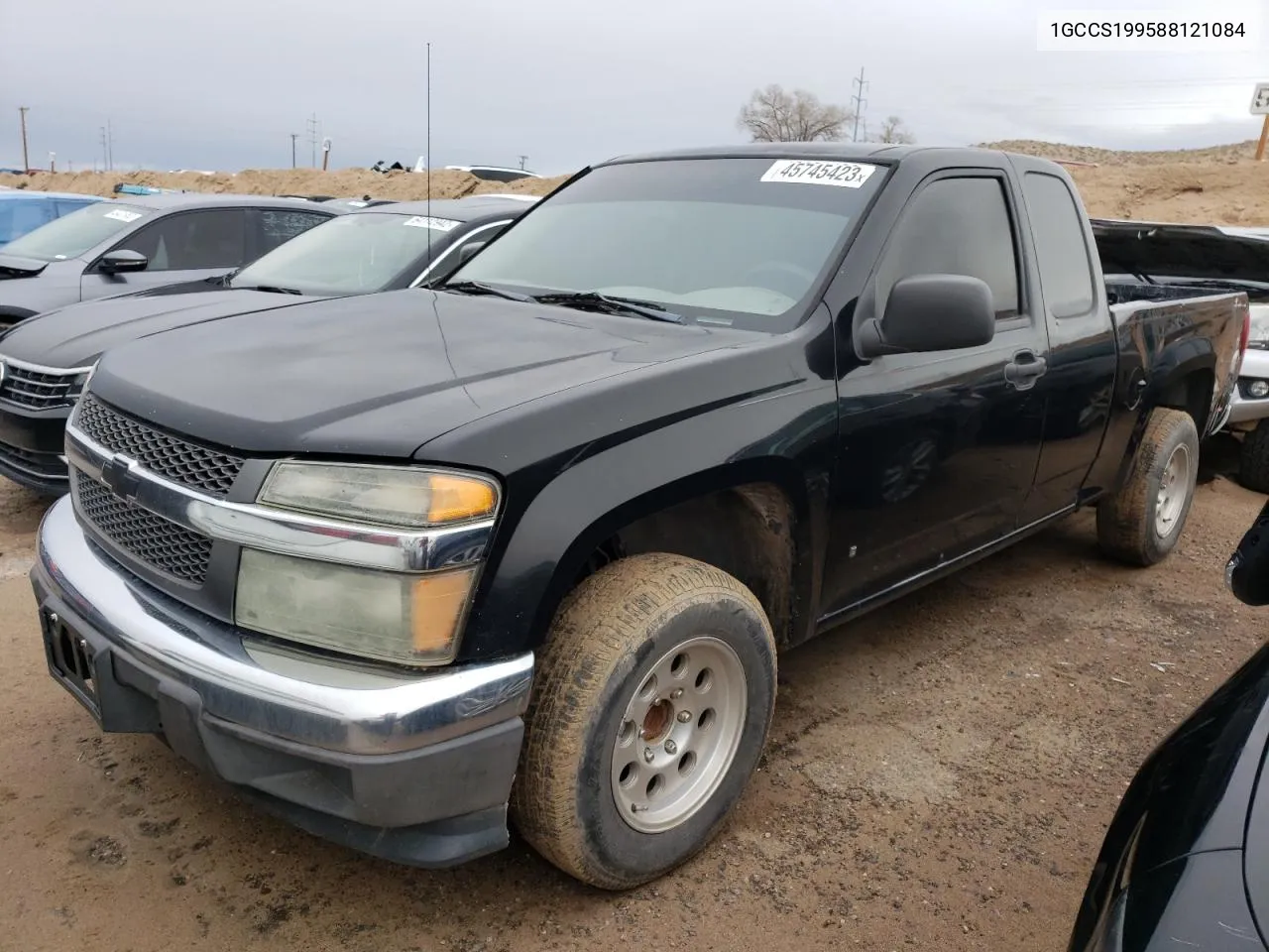 2008 Chevrolet Colorado VIN: 1GCCS199588121084 Lot: 76487184