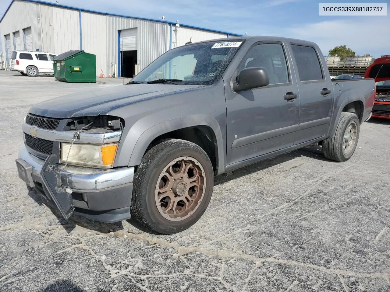 2008 Chevrolet Colorado Lt VIN: 1GCCS339X88182757 Lot: 77658274