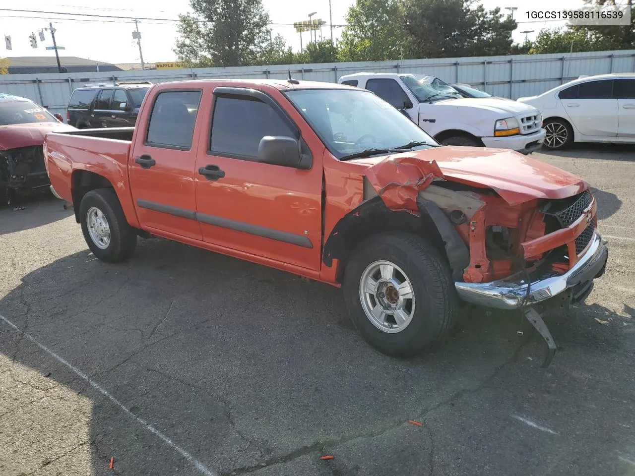 1GCCS139588116539 2008 Chevrolet Colorado