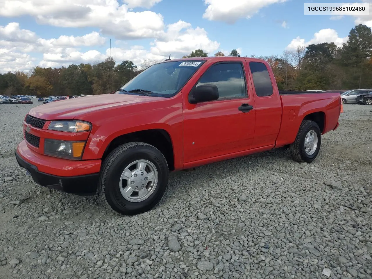 2008 Chevrolet Colorado VIN: 1GCCS199688102480 Lot: 78703814