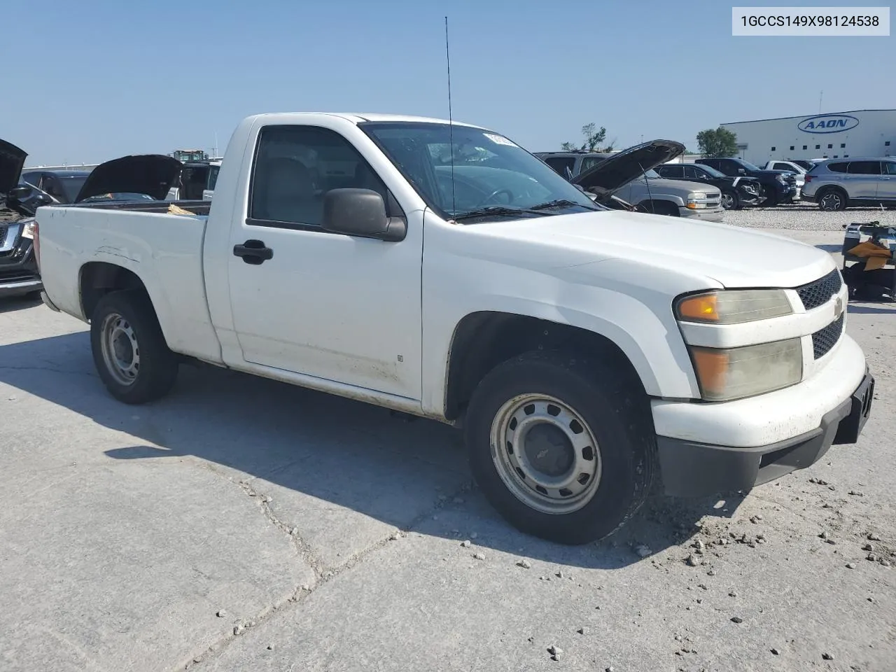 2009 Chevrolet Colorado VIN: 1GCCS149X98124538 Lot: 53152934