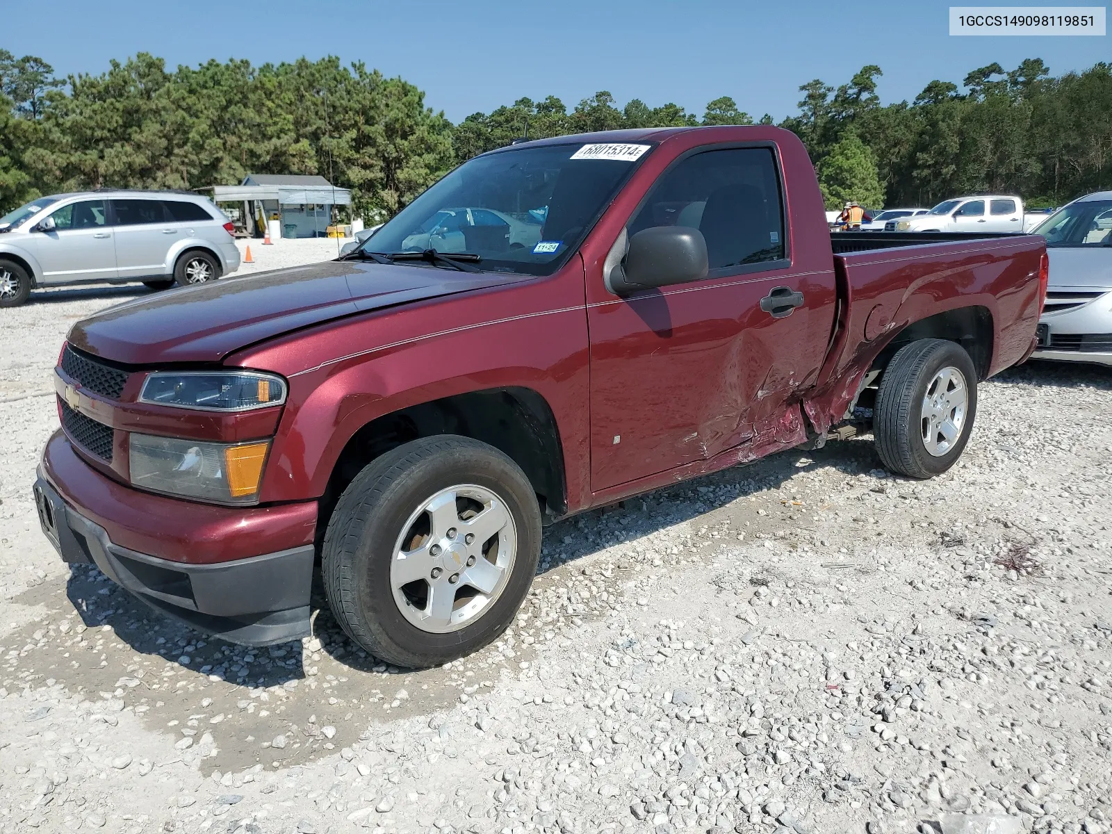 1GCCS149098119851 2009 Chevrolet Colorado