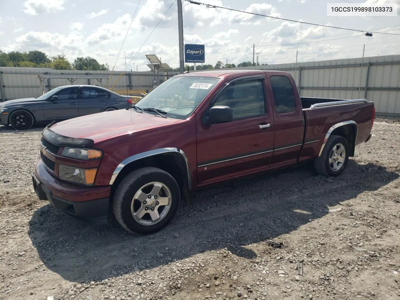 2009 Chevrolet Colorado VIN: 1GCCS199898103373 Lot: 70232174