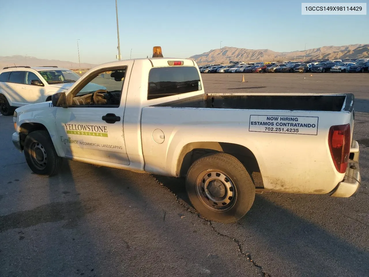 1GCCS149X98114429 2009 Chevrolet Colorado