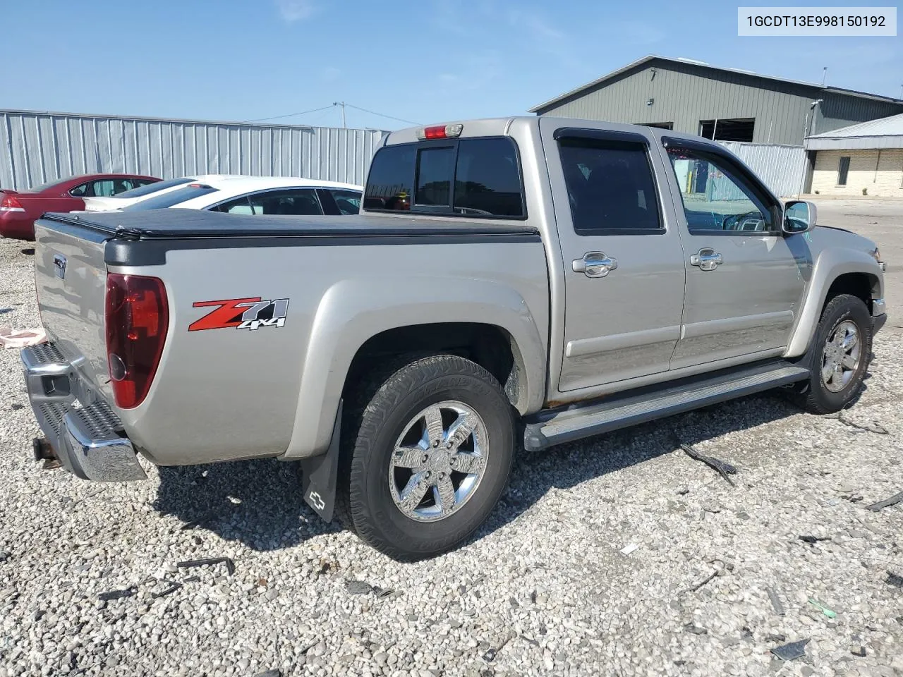 2009 Chevrolet Colorado VIN: 1GCDT13E998150192 Lot: 74343134