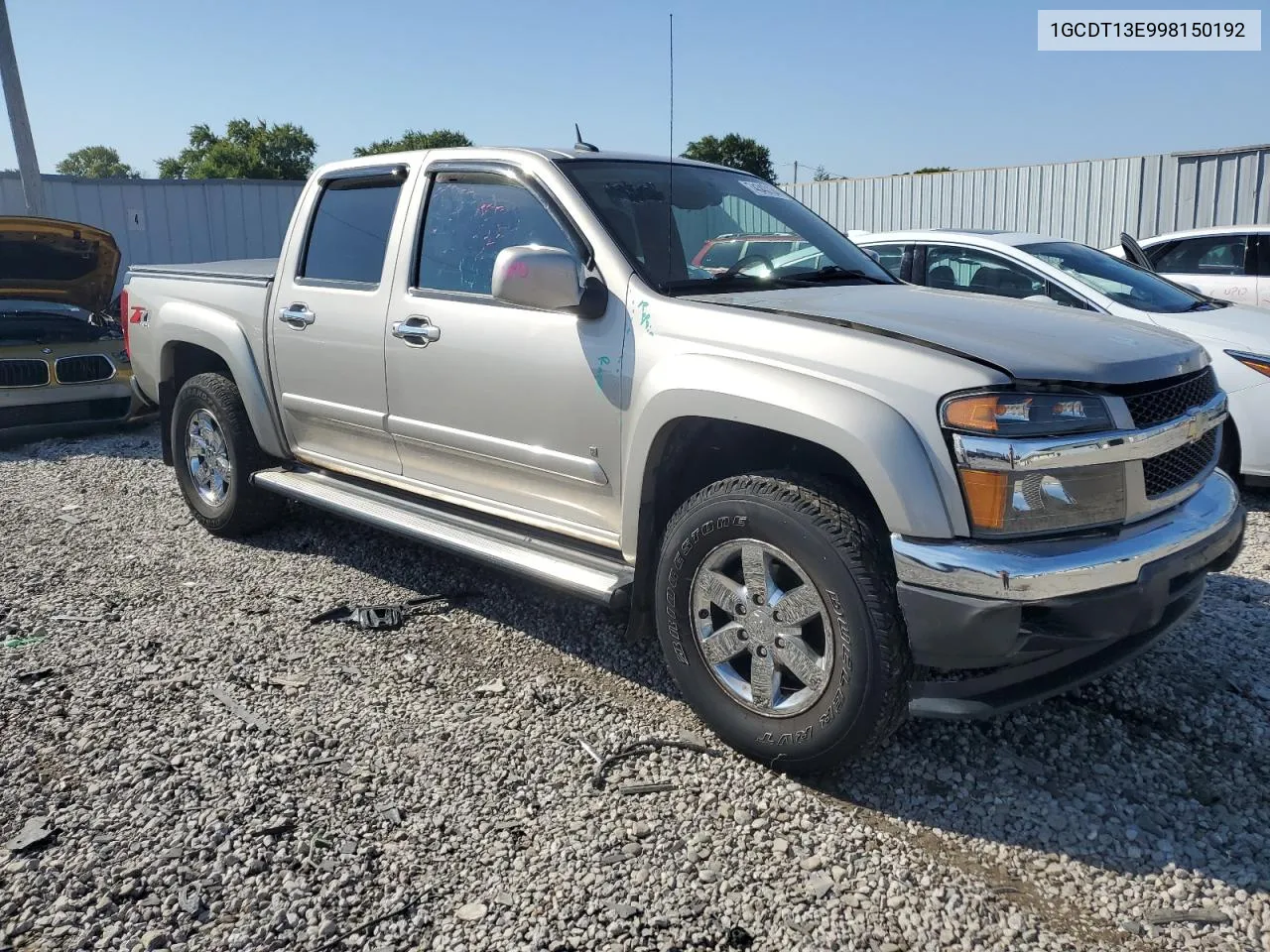 1GCDT13E998150192 2009 Chevrolet Colorado