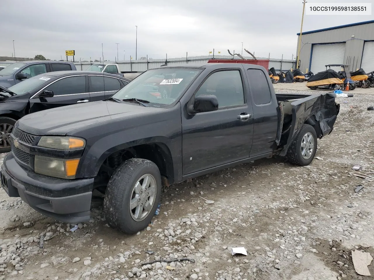 2009 Chevrolet Colorado VIN: 1GCCS199598138551 Lot: 77632884