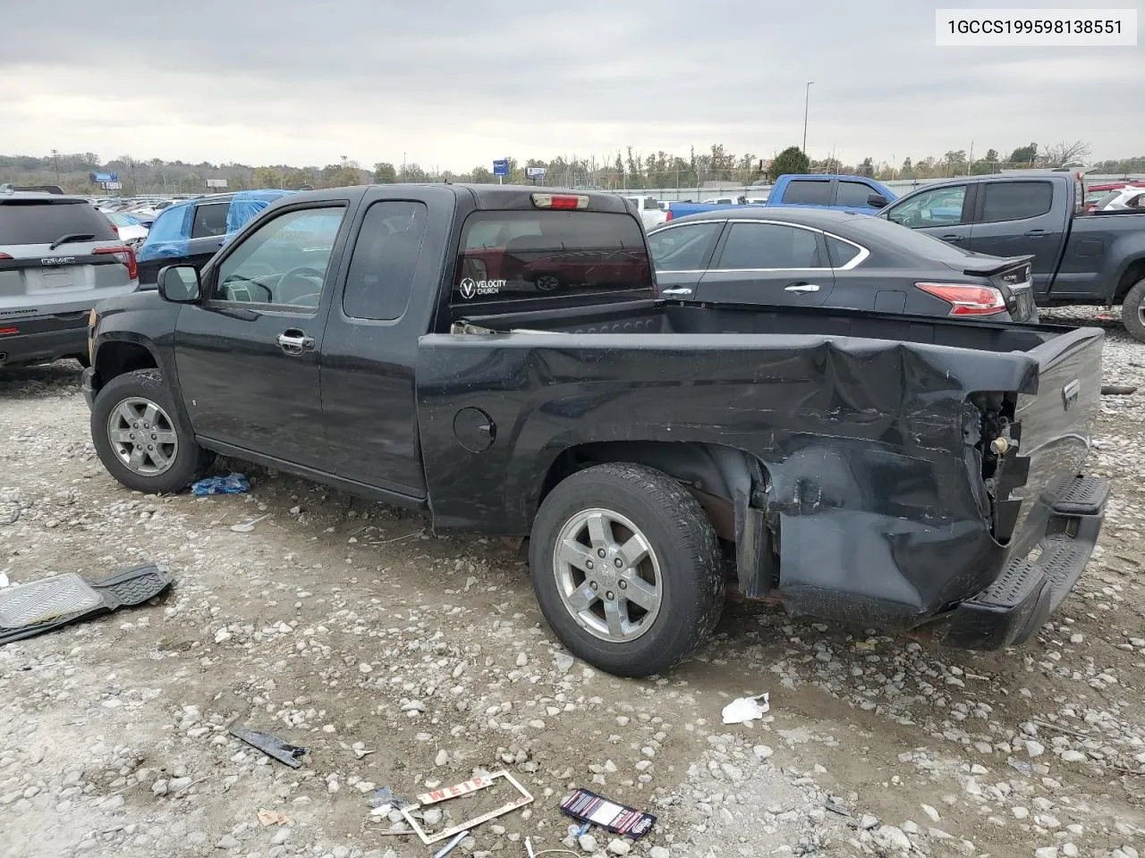 2009 Chevrolet Colorado VIN: 1GCCS199598138551 Lot: 77632884