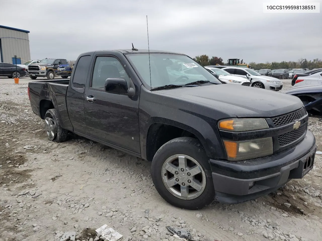 2009 Chevrolet Colorado VIN: 1GCCS199598138551 Lot: 77632884