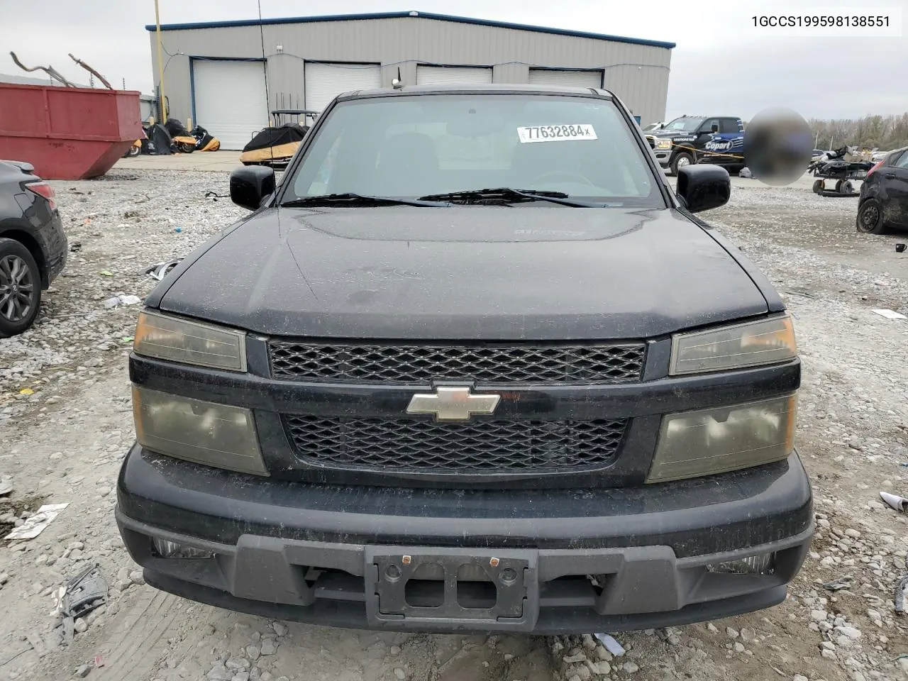 2009 Chevrolet Colorado VIN: 1GCCS199598138551 Lot: 77632884