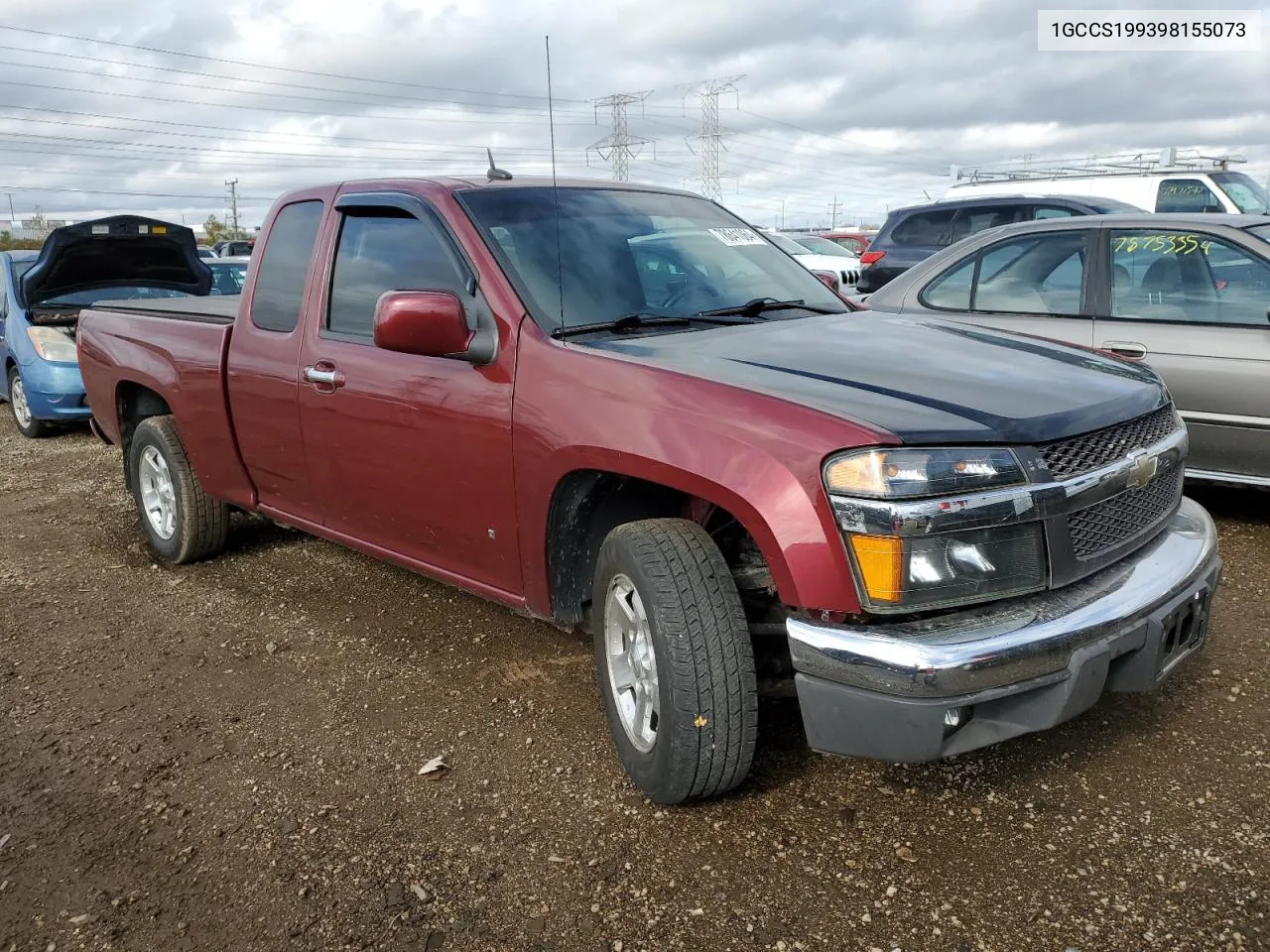 2009 Chevrolet Colorado VIN: 1GCCS199398155073 Lot: 78641064