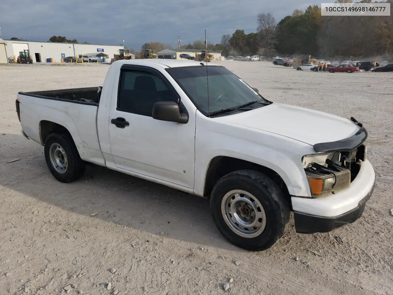 2009 Chevrolet Colorado VIN: 1GCCS149698146777 Lot: 79162954