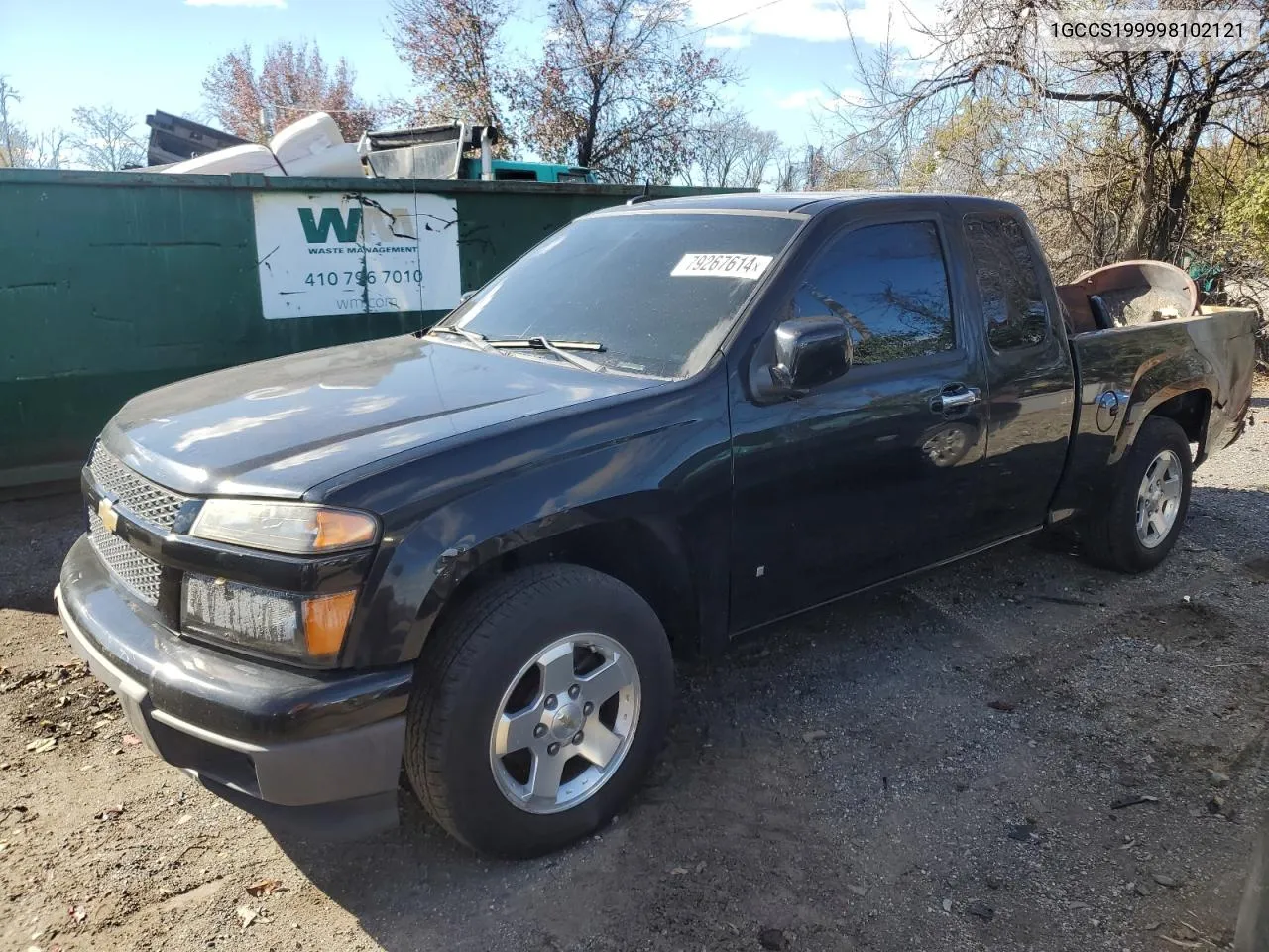 2009 Chevrolet Colorado VIN: 1GCCS199998102121 Lot: 79267614