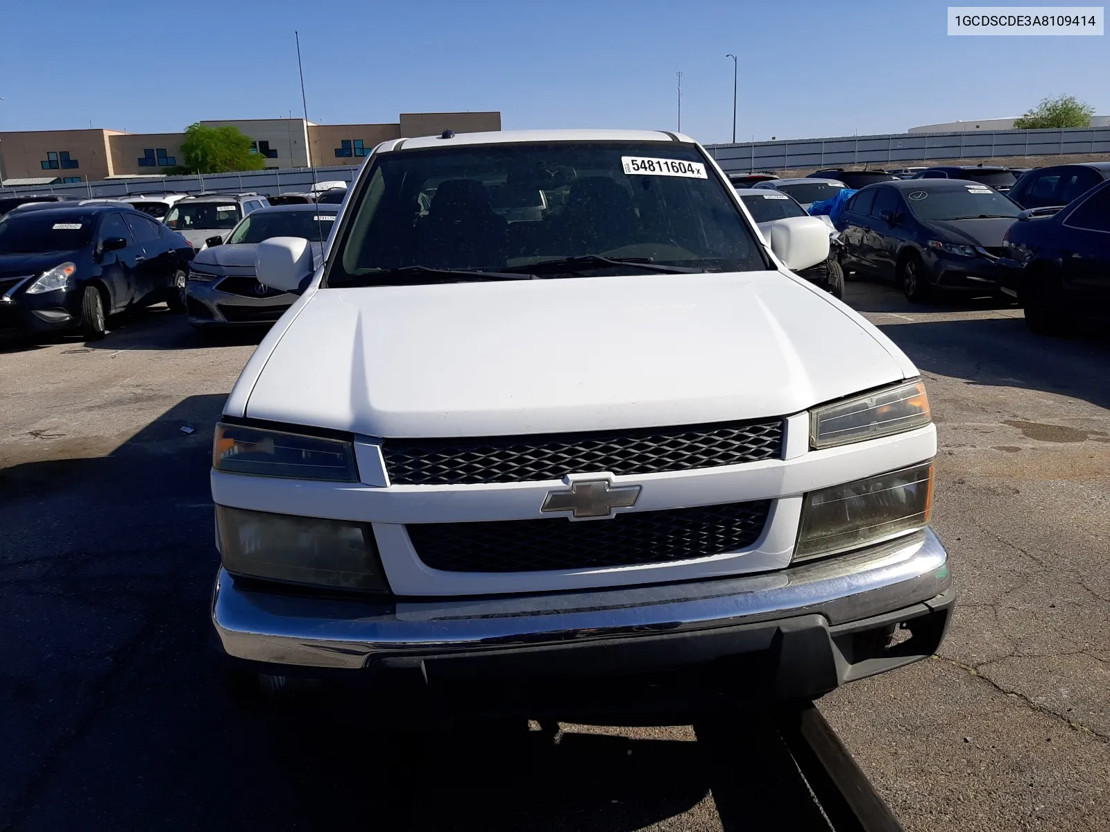 2010 Chevrolet Colorado Lt VIN: 1GCDSCDE3A8109414 Lot: 54811604