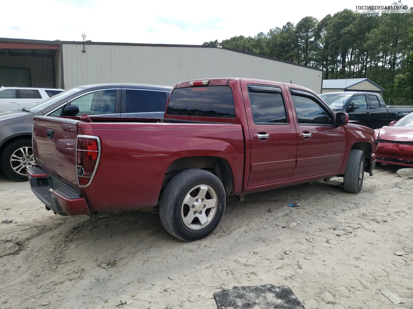 1GCDSCDE0A8119740 2010 Chevrolet Colorado Lt