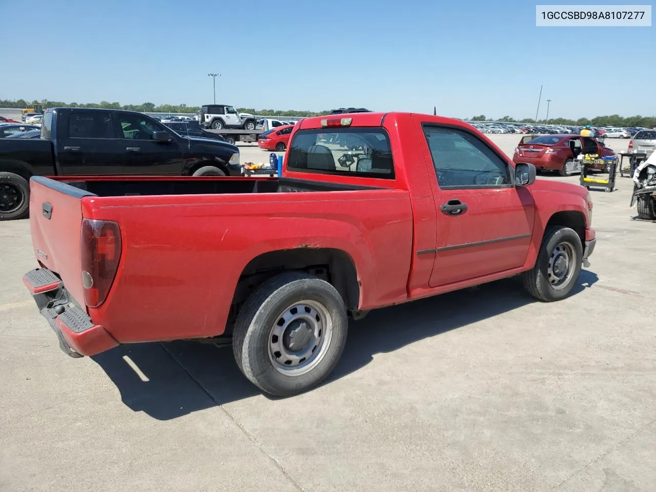 2010 Chevrolet Colorado VIN: 1GCCSBD98A8107277 Lot: 70842674