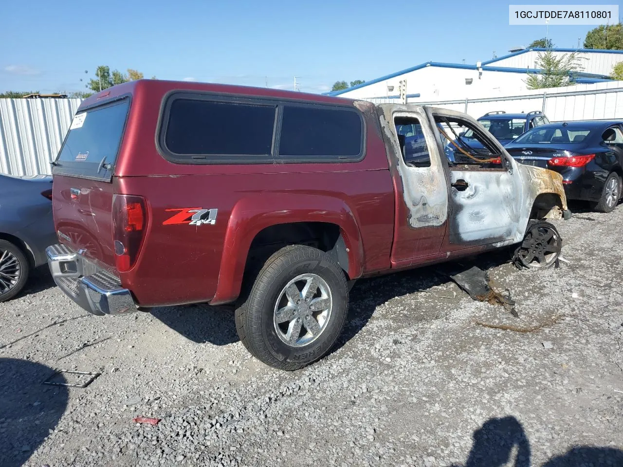 2010 Chevrolet Colorado Lt VIN: 1GCJTDDE7A8110801 Lot: 76064274