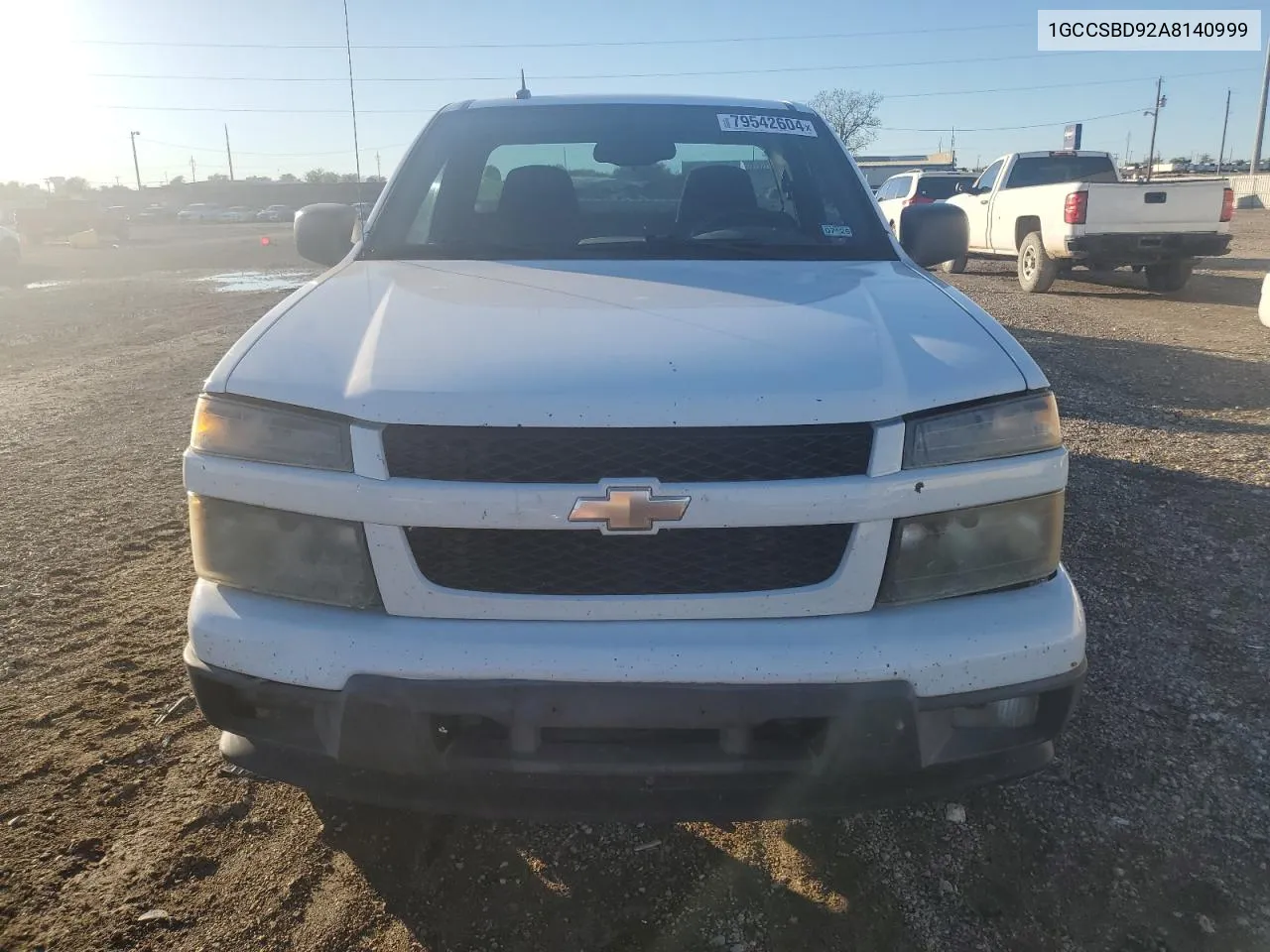 2010 Chevrolet Colorado VIN: 1GCCSBD92A8140999 Lot: 79542604