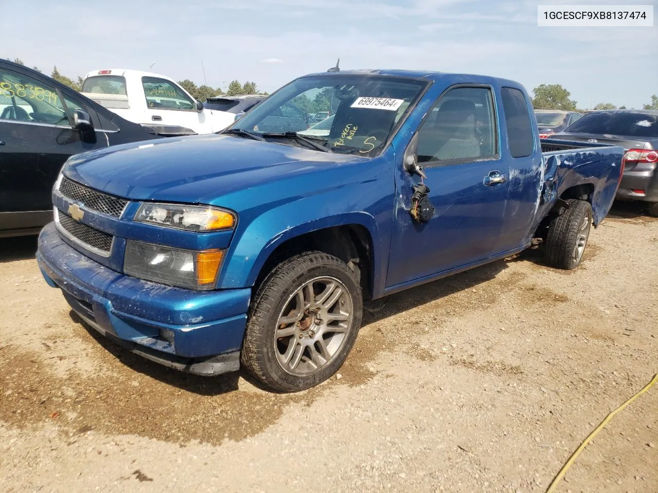 2011 Chevrolet Colorado Lt VIN: 1GCESCF9XB8137474 Lot: 69975464