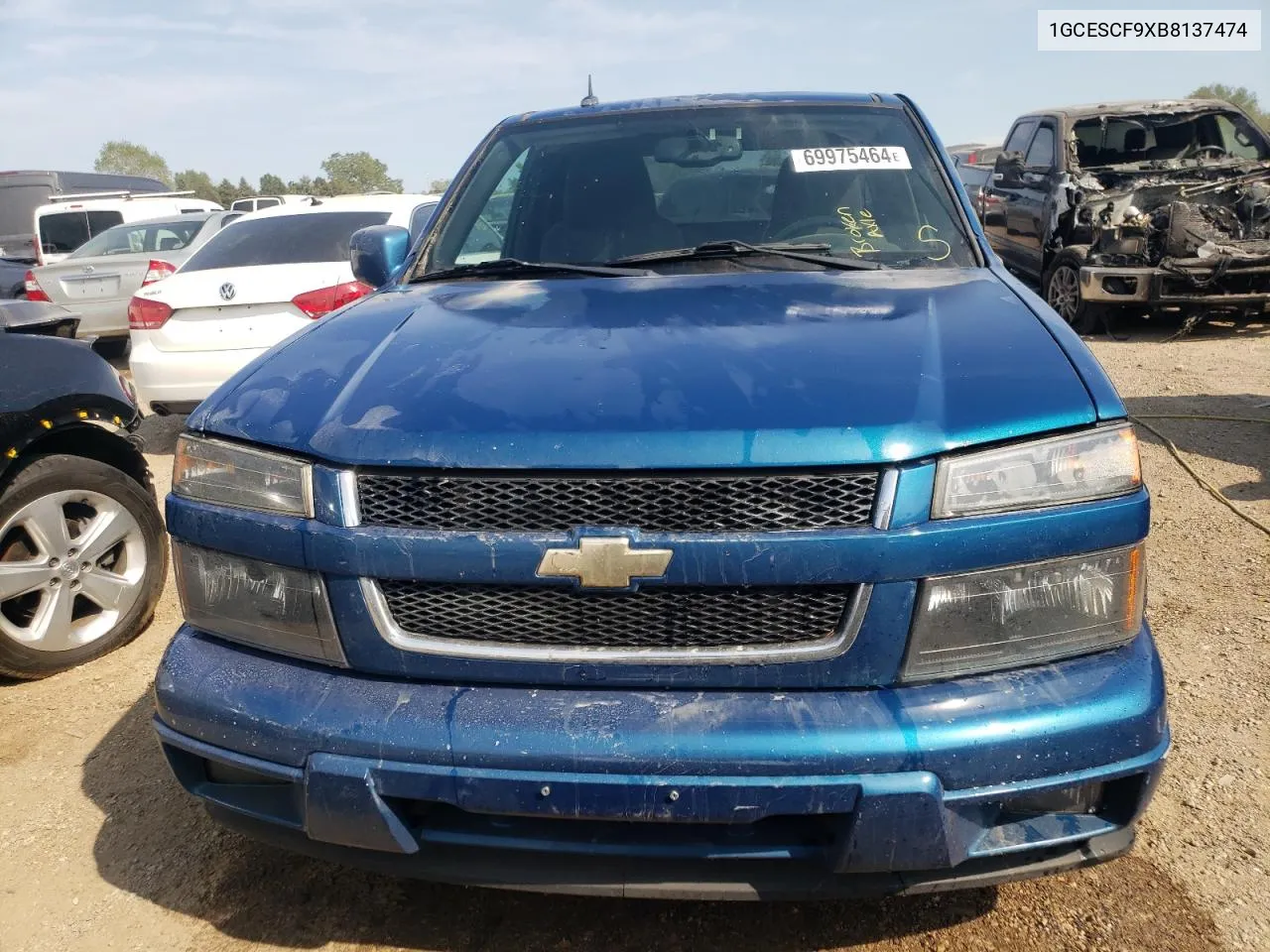 2011 Chevrolet Colorado Lt VIN: 1GCESCF9XB8137474 Lot: 69975464