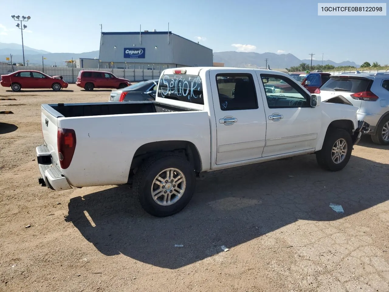 2011 Chevrolet Colorado Lt VIN: 1GCHTCFE0B8122098 Lot: 70426314