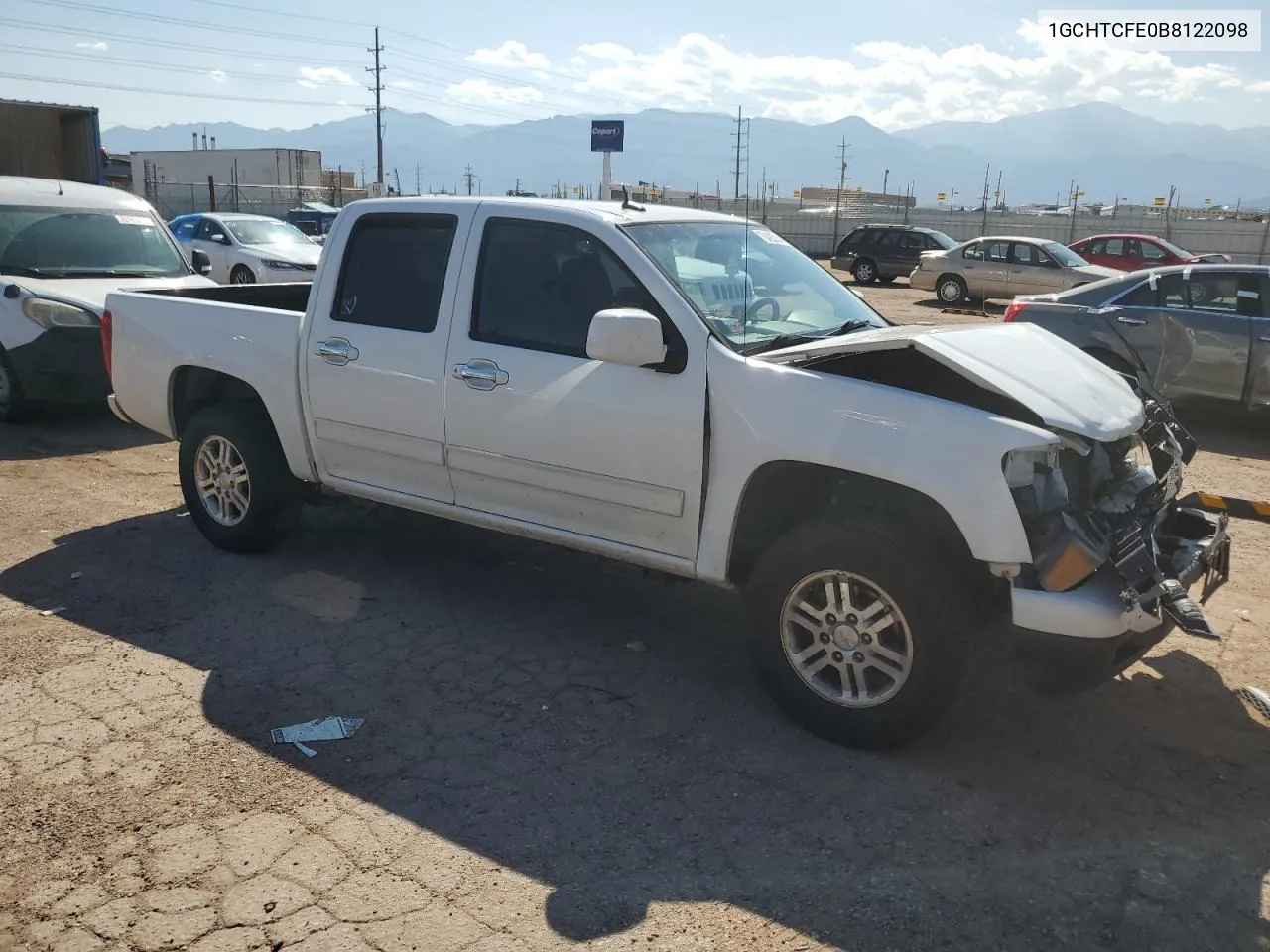 1GCHTCFE0B8122098 2011 Chevrolet Colorado Lt