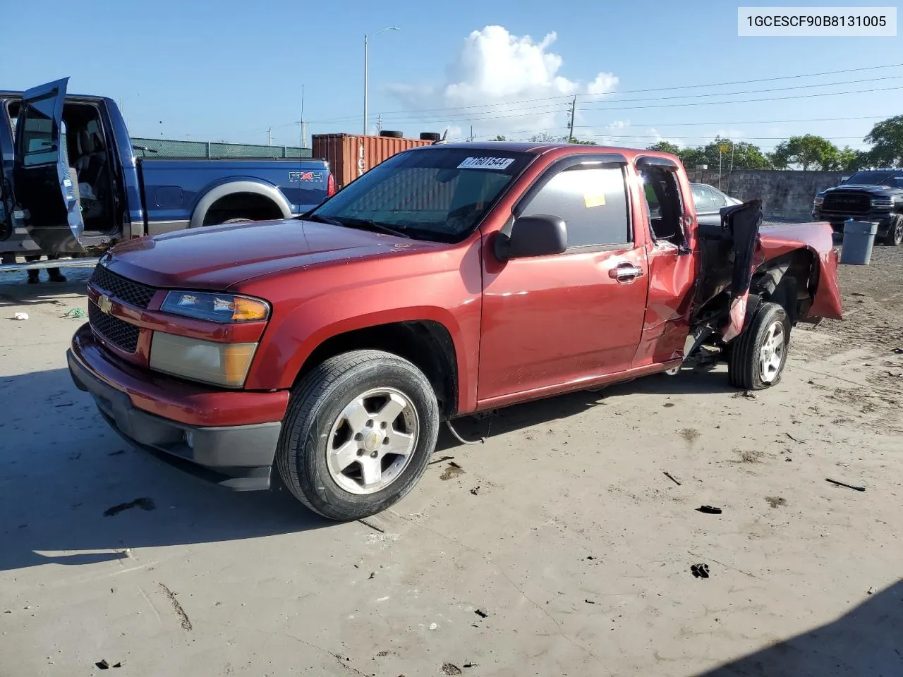 2011 Chevrolet Colorado Lt VIN: 1GCESCF90B8131005 Lot: 77601544