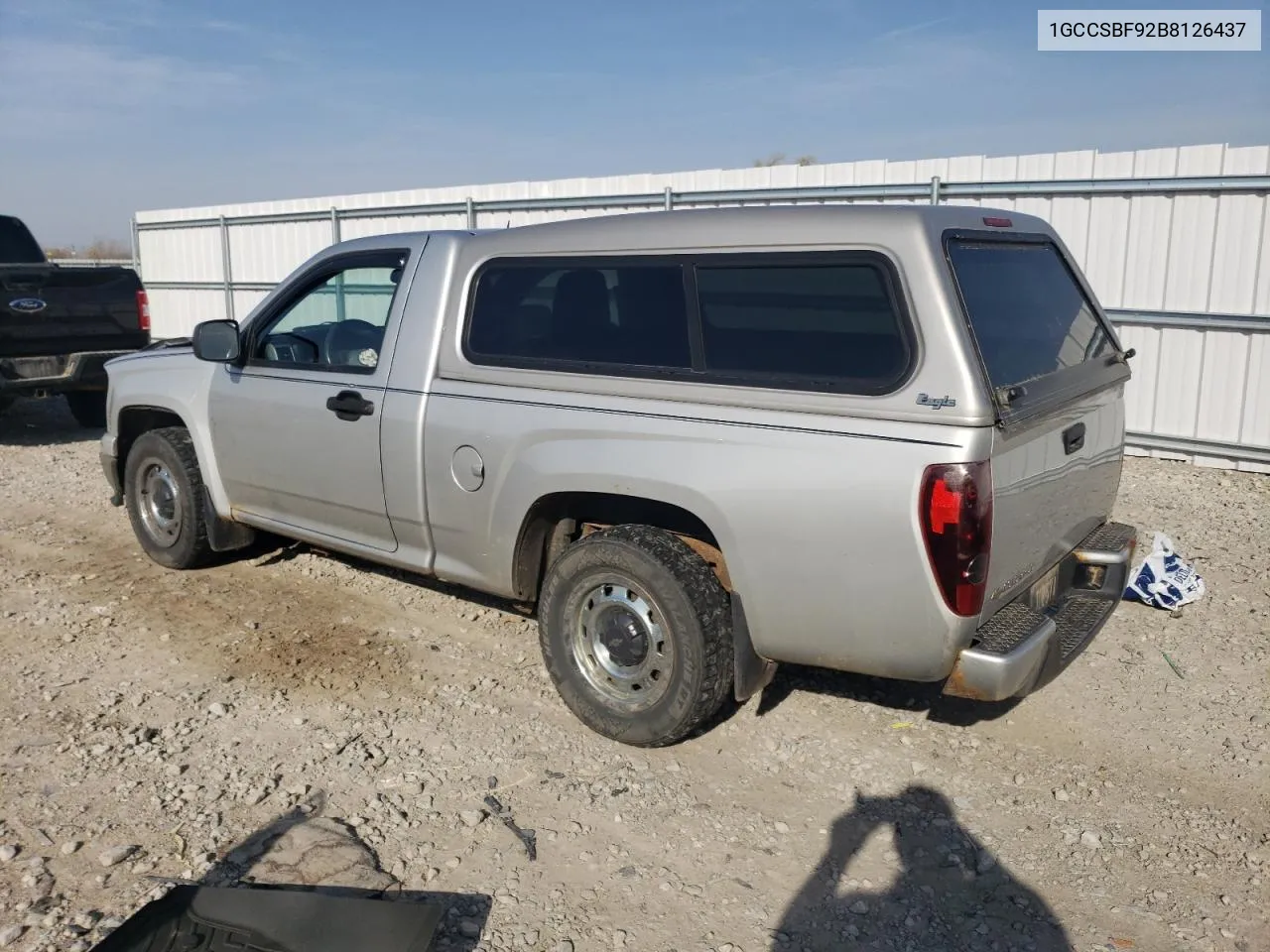 2011 Chevrolet Colorado VIN: 1GCCSBF92B8126437 Lot: 78155584