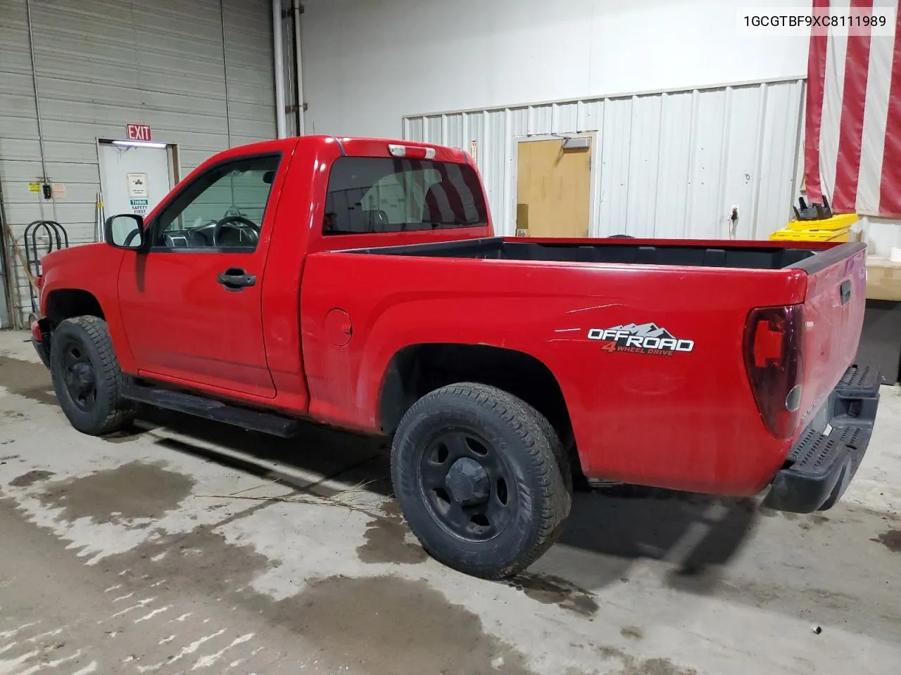 1GCGTBF9XC8111989 2012 Chevrolet Colorado