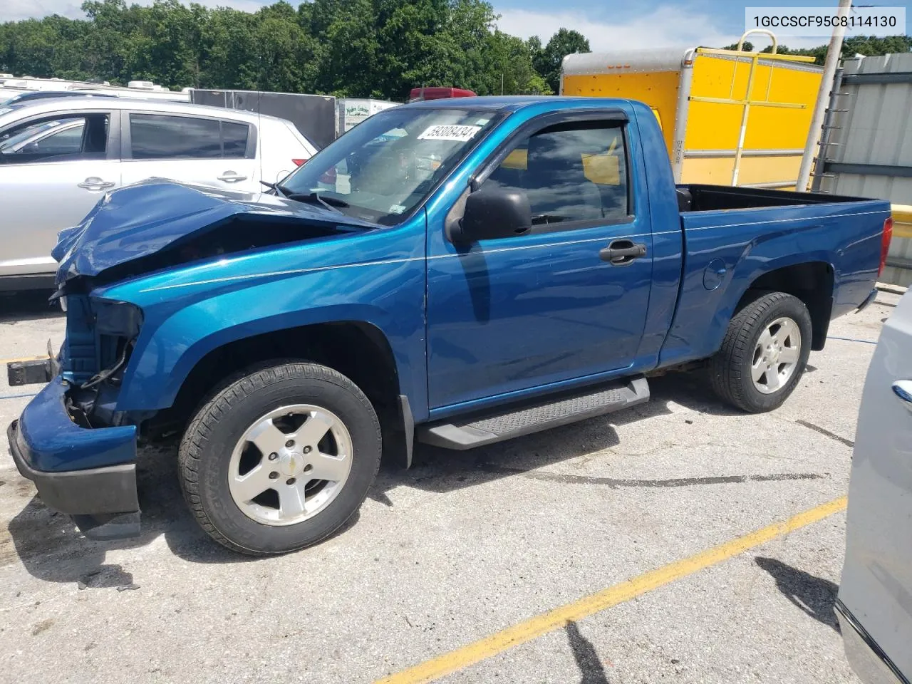 2012 Chevrolet Colorado Lt VIN: 1GCCSCF95C8114130 Lot: 59308434