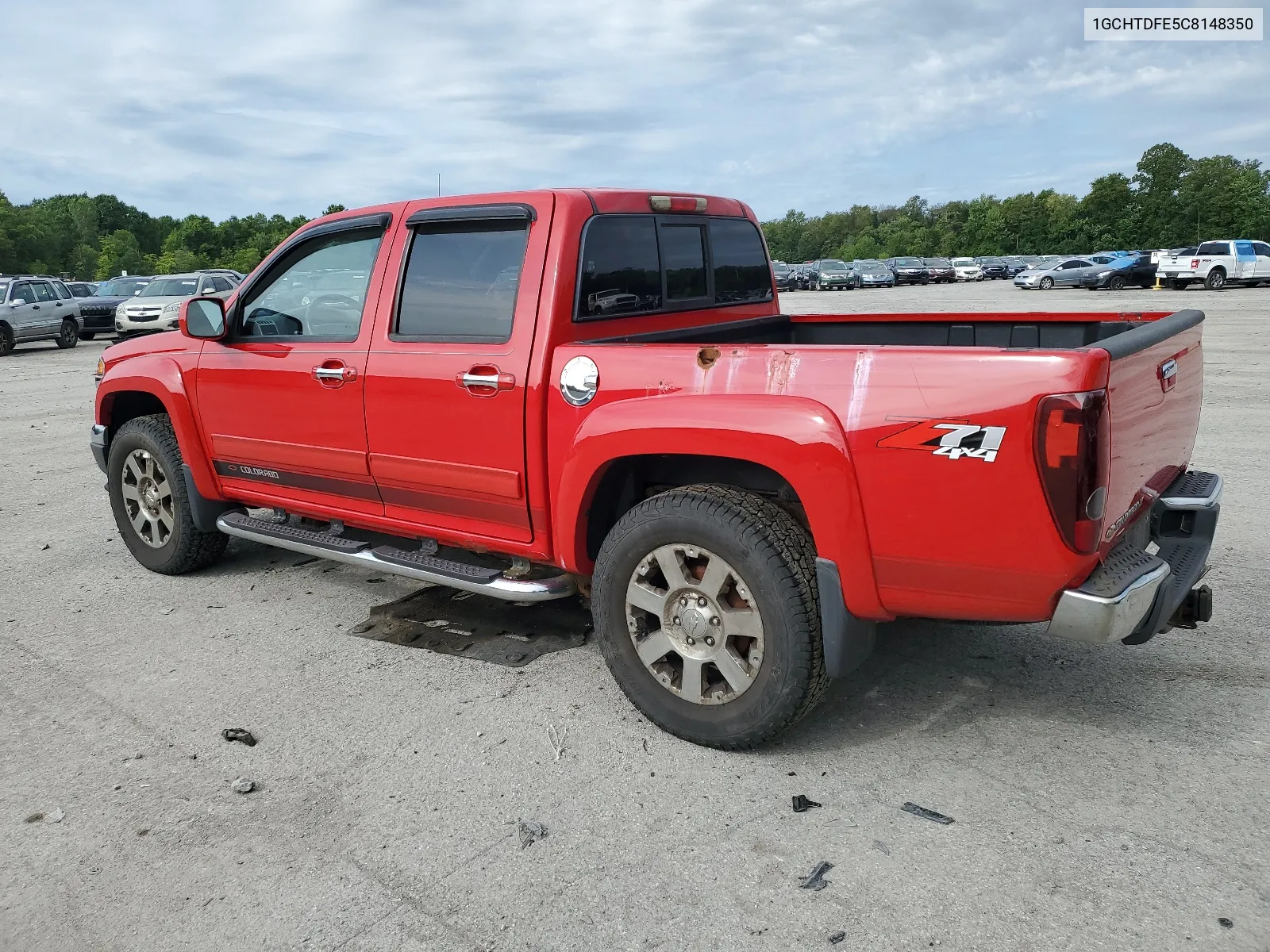 1GCHTDFE5C8148350 2012 Chevrolet Colorado Lt