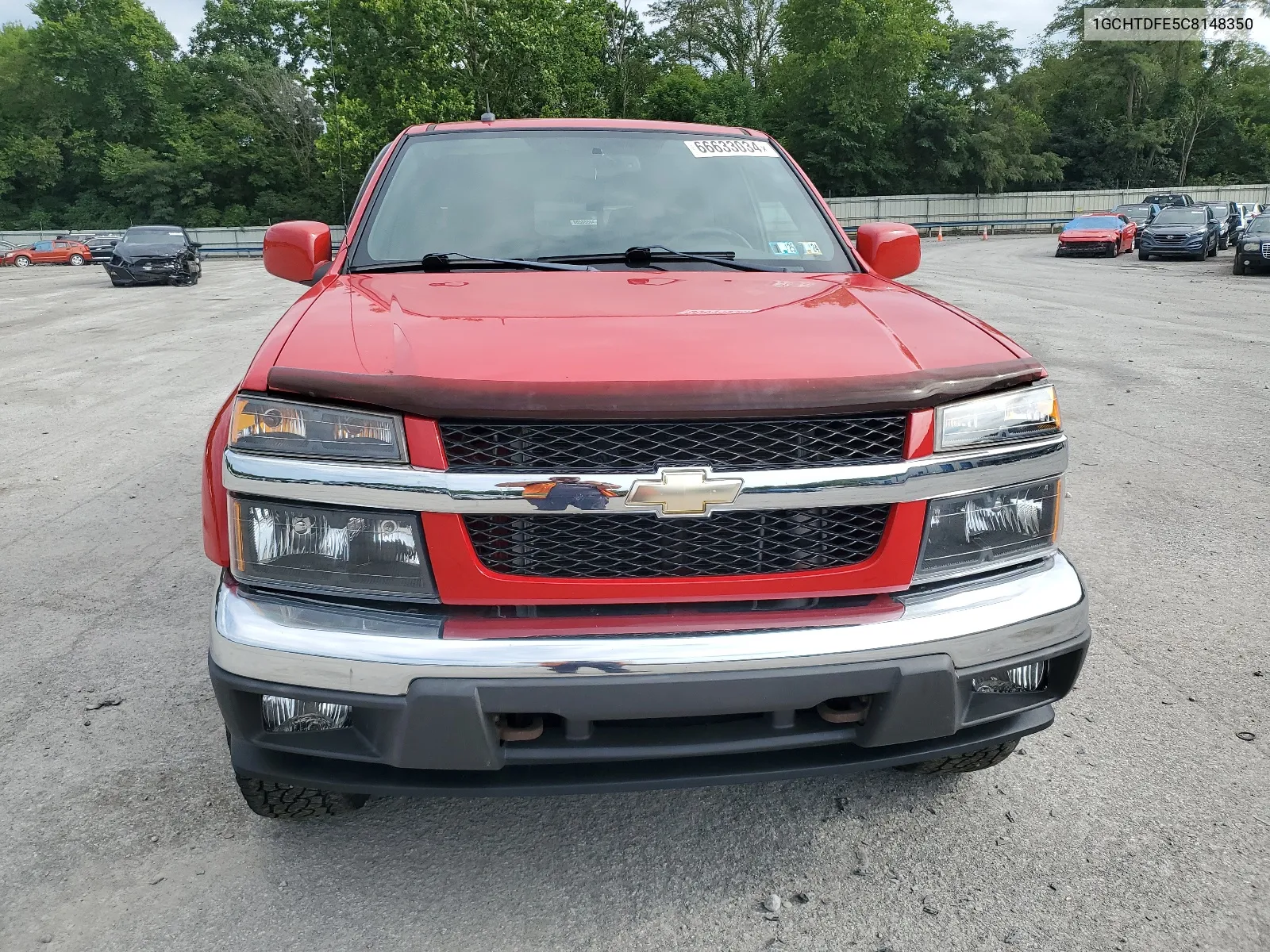 2012 Chevrolet Colorado Lt VIN: 1GCHTDFE5C8148350 Lot: 66633034