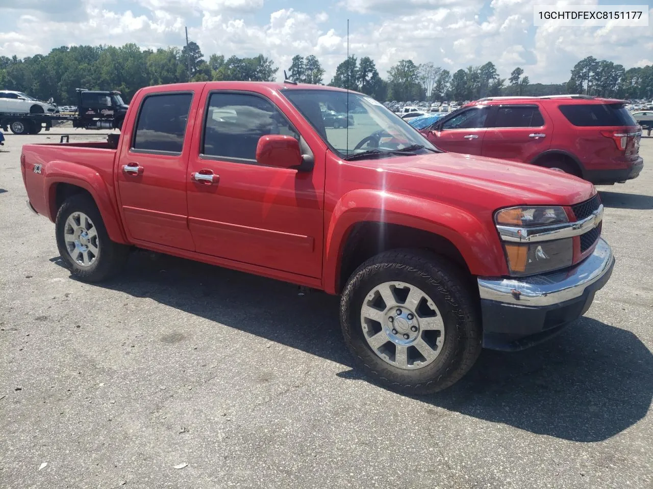 1GCHTDFEXC8151177 2012 Chevrolet Colorado Lt