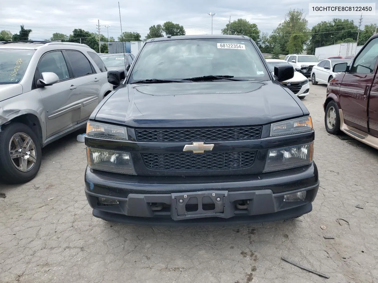 2012 Chevrolet Colorado Lt VIN: 1GCHTCFE8C8122450 Lot: 68122354