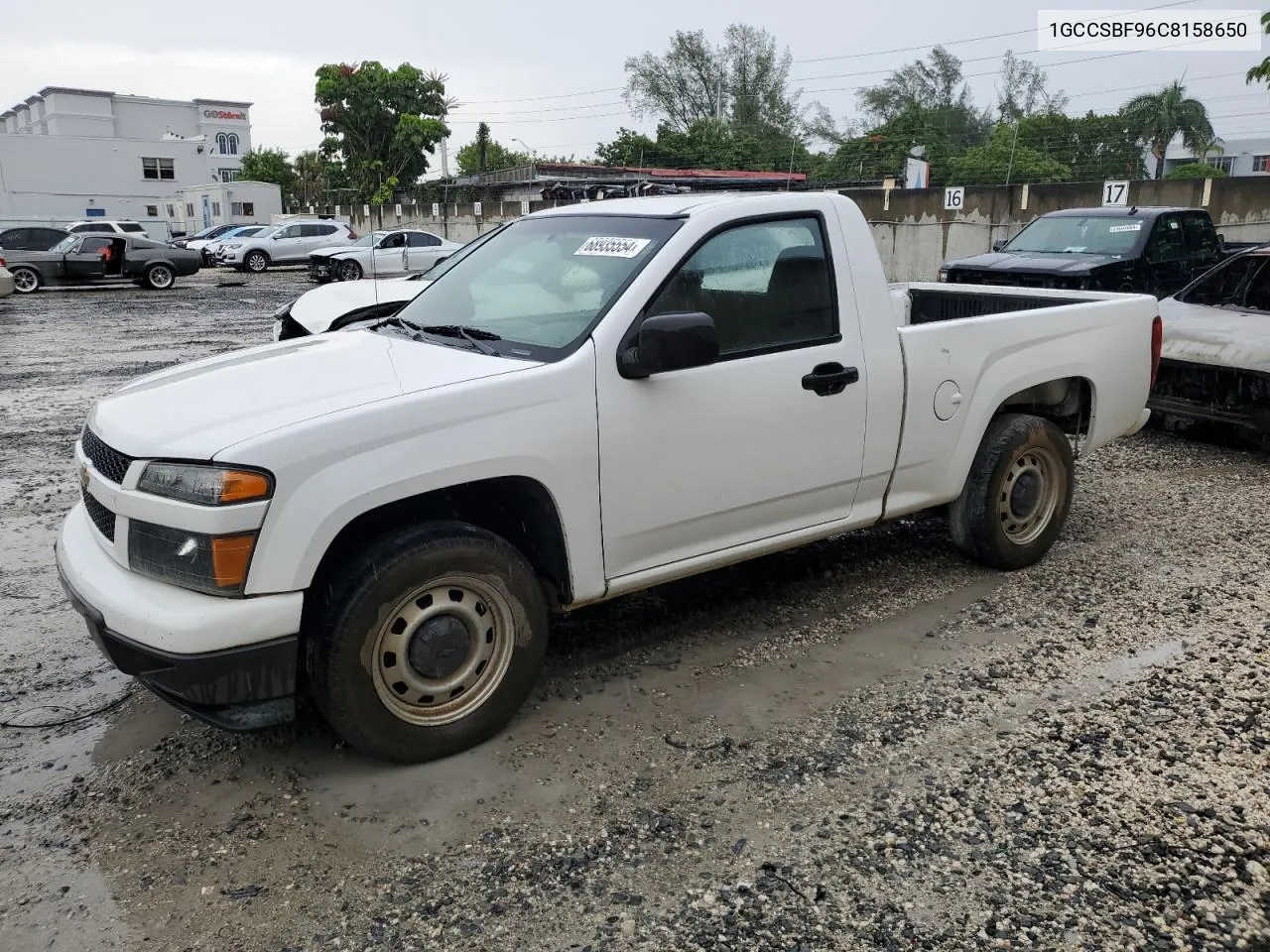 2012 Chevrolet Colorado VIN: 1GCCSBF96C8158650 Lot: 68935554