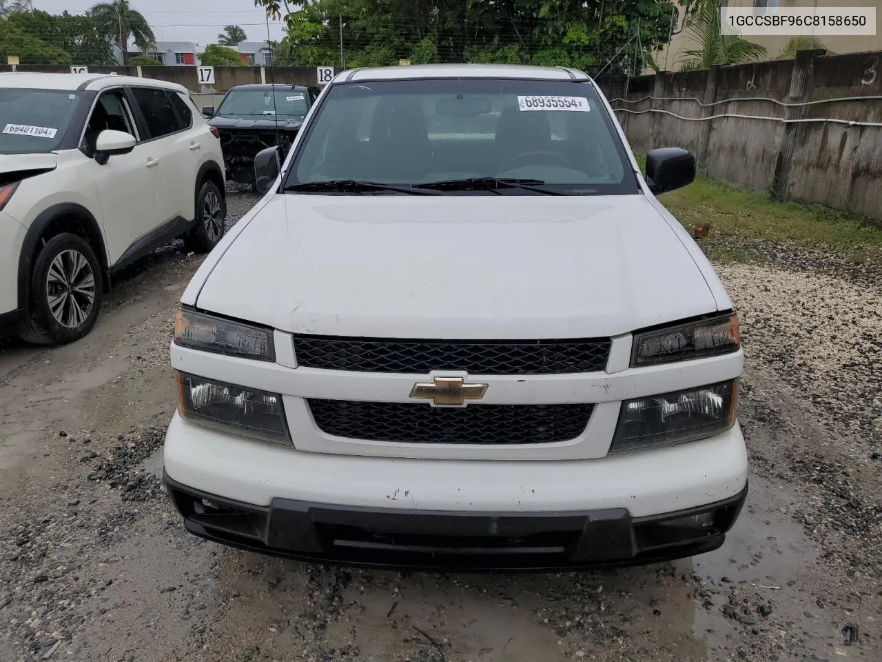 2012 Chevrolet Colorado VIN: 1GCCSBF96C8158650 Lot: 68935554